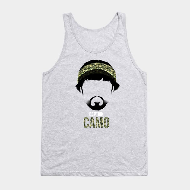 Captain Camo Tank Top by kingsrock